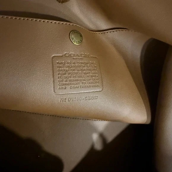 Authentic Coach Gramercy Tote Bag - Picture 4 of 5